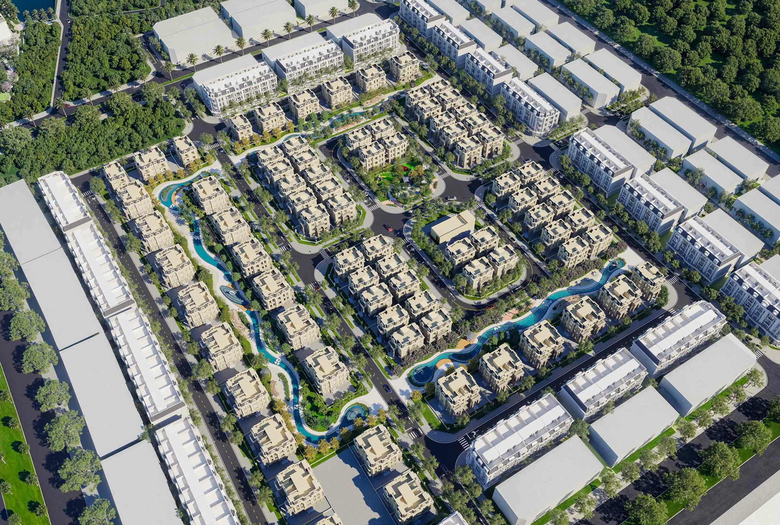 Cảnh quan KĐT Đại học Nam Cao – Duy Tiên