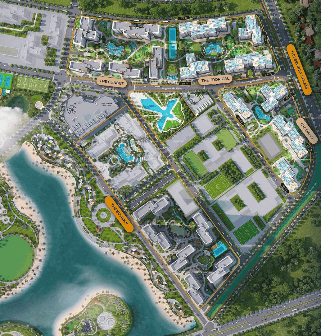 Cảnh quan Vinhomes Grand Park – Phân khu 3