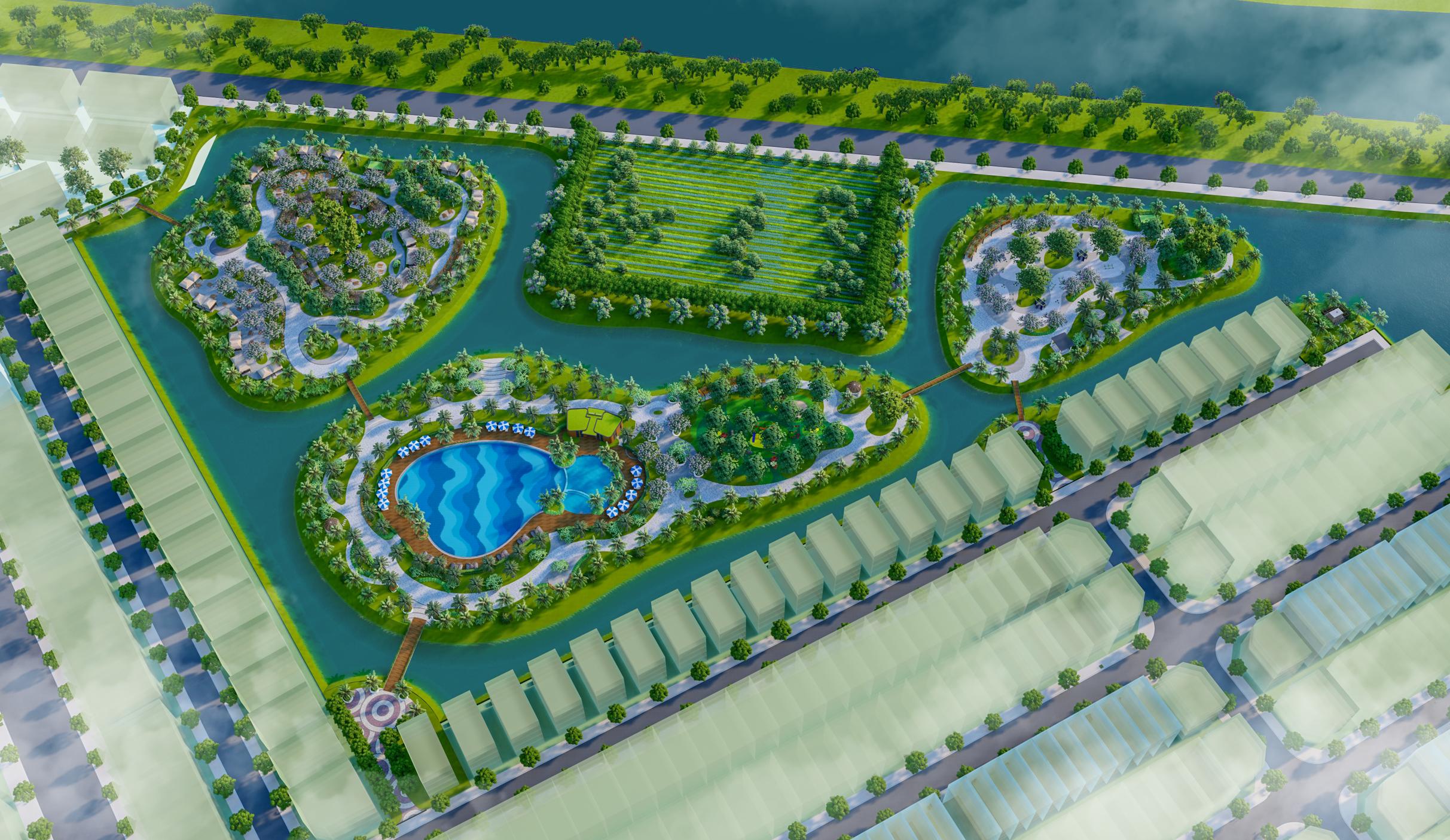 Cảnh quan Vinhomes Ocean Park 3 – Đại An