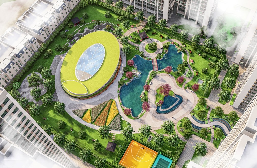 Cảnh quan Vinhomes Smart City – Phân khu Sakura